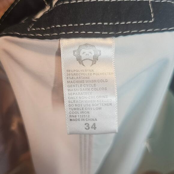 Howler Brother Retro Aqua Blue Buchannon Boardshorts Mens Swim 8" Inseam Size 34 - Picture 15 of 15